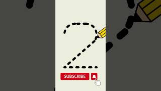 Tracing Numbers | How to Write 2 | KidLitLearning