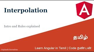 6) Interpolation | Learn Angular in Tamil | Code Nanban