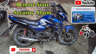 Honda sp 125 Security Alarm System Install |Bike Remote Starting | keyless Bike |