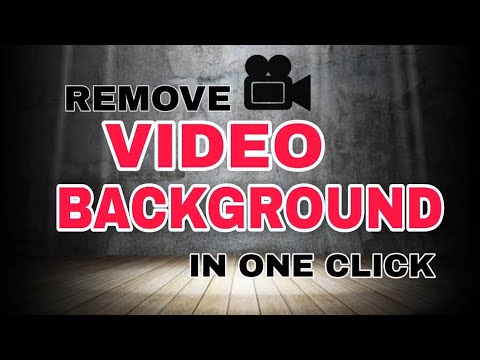 How To Remove Video Background - YouTube