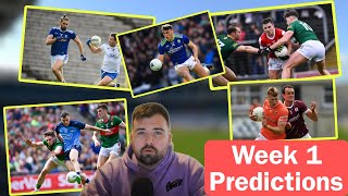 National Football League Predictions Week 1 😯 Dublin vs Mayo \u0026 Galway vs Armagh 🔥