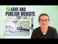 How to Save Drafts and Publish in the Website and Funnel Page Builder in GoHighLevel