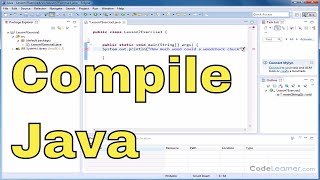07x - Learn Java - Exercise 1 - Compiling Java Code