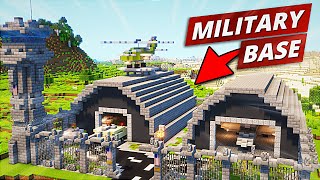 Military Base Idea in Minecraft | Timelapse Animation