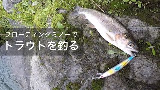 フローティングミノーでトラウトを釣る（オルルド釣具）