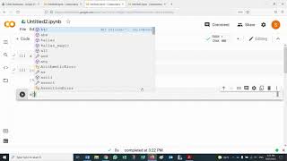 Python: List with Colab