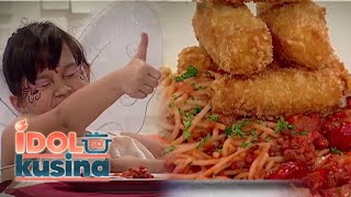 Jillian Ward’s birthday party begins with Pinoy Spaghetti and Mozzarella Sticks! | Idol Sa Kusina