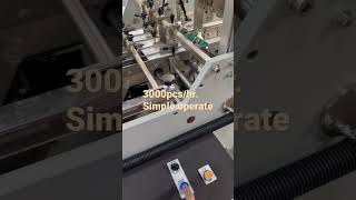 Hamburger box making machine