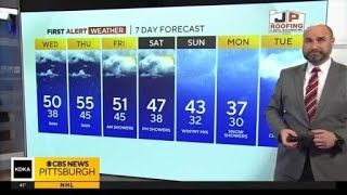 KDKA-TV Evening Forecast (1/23)