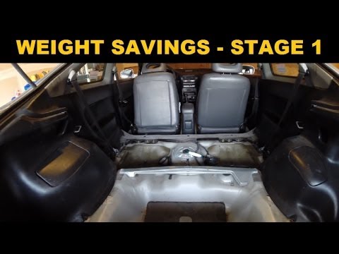 Car Weight Removal - Acura Integra - Stage 1 Car Weight Removal - Acura Integra - Stage 1