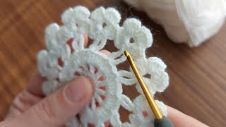 Super Easy Crochet Knitting Motif Çok Kolay Şahane Çok Güzel Tığ İşi Motif Yapılışı