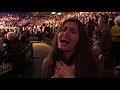 Sabina singing along Dagestan song at UFC 223 (Khabib Nurmagomedov vs Al Iaquinta)