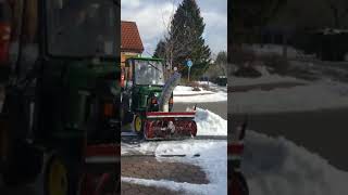 Agria 6900 beim winterdienst