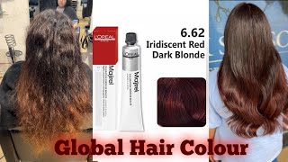 How To: Global Hair Colour || 6.62 Loreal || 4.26 Loreal || Iridescent Red Dark Blonde || Tutorial |