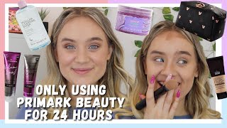 I ONLY USED PRIMARK BEAUTY FOR 24 HOURS PRIMARK BEAUTY ROUTINE PRIMARK MAKEUP SKINCARE BATH ROUTINE