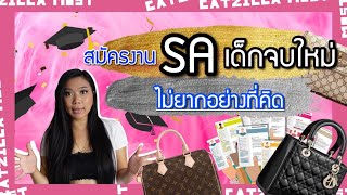 สมัครงาน SA สำหรับเด็กจบใหม่ ต้องเตรียมอะไรบ้าง? | Catzilla Most