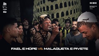 (DUELO DE REI DO TANQUE 🔥) FAEL E HOPE X MALAGUETA E PIVETE-SEMI FINAL-BATALHA DO COLISEU-EDIÇÃO 205