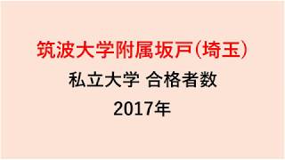 筑波大学附属坂戸高校　大学合格者数　2017～2014年【グラフでわかる】