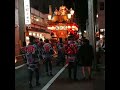 佐原 新宿 諏訪神社祭礼 初日 下宿 夜の部巡行 ステージでの踊り※途中から 天清から香取街道方面へ 2018.10.12.