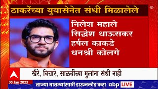 Thackeray Group Upset : पक्षाशी एकनिष्ठ राहिलेल्या नेत्यांच्या मुलांनाच संधी नाही, नाराजीनाट्य?