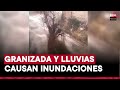 Alarma en Ayacucho: intensas lluvias y granizo causan inundaciones