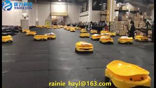YL AMR AGV tilt tray sorter parcel sorting robot system for logistics express post distribution cent