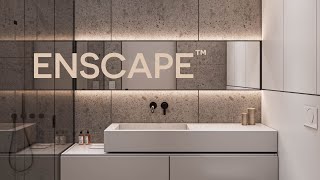 TUTORIAL: RENDER REALISTA DE UN BAÑO SIN VENTANAS | ENSCAPE 3.4