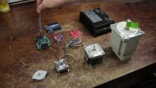 Arduino Stepper Tutorial - Using Sparkfun Big Easy Driver to create a single axis CNC