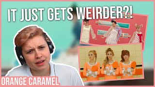 FIRST REACTION to ORANGE CARAMEL (Pt.2/3) - CATALLENA, LIPSTICK & 샹하이 로맨스 MVs