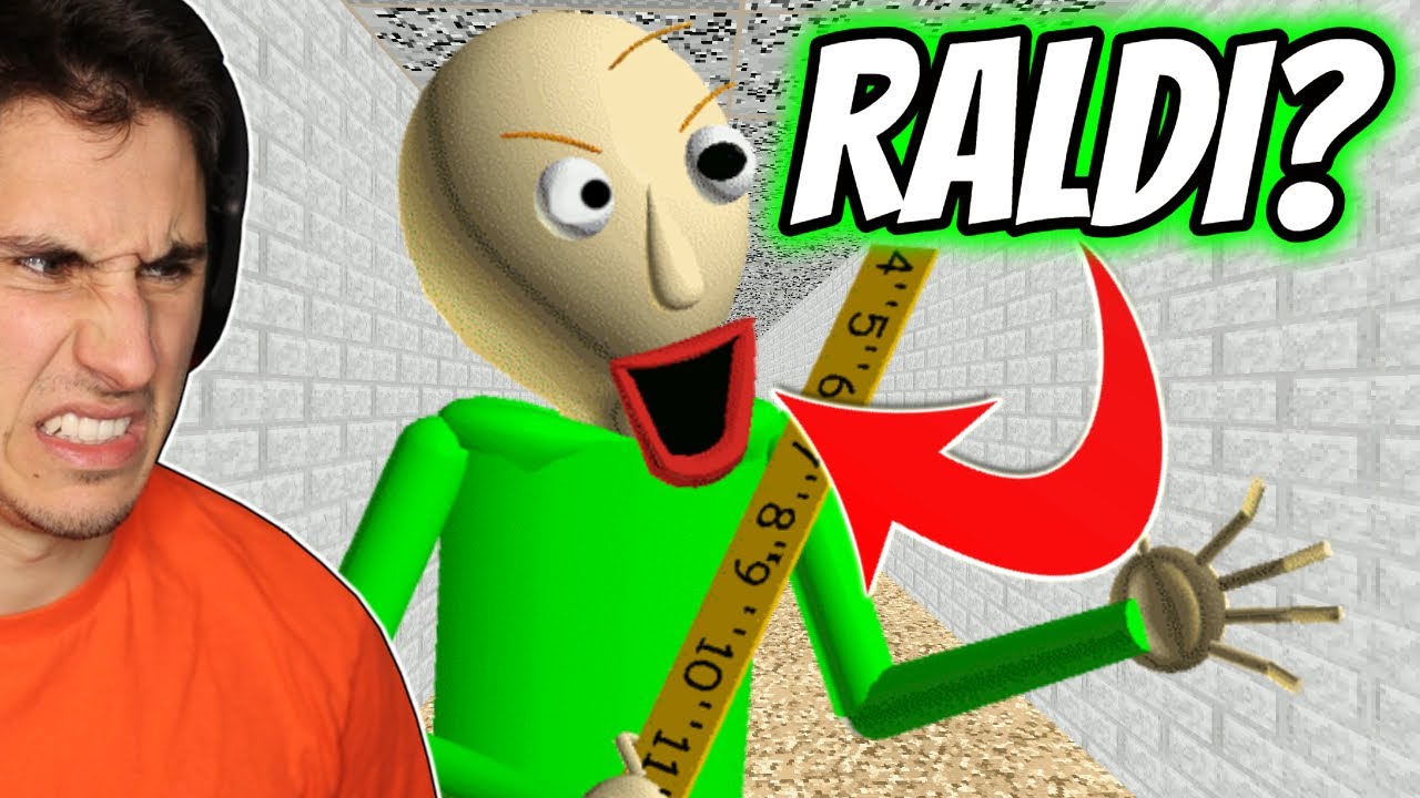I Finally Met Raldi Baldi S Basics Mod Youtube