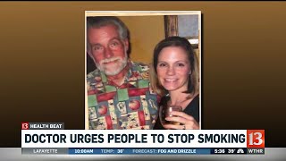 Doctor urges people to stop smoking