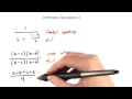 Arithmetic Operations 2 - Intro to Java Programming