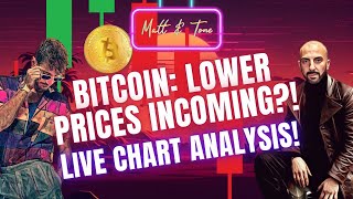 BITCOIN: LOWER PRICES INCOMING?!-LIVE BITCOIN PRICE ANALYSIS!