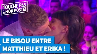 Le bisou entre Matthieu Delormeau et Erika Moulet
