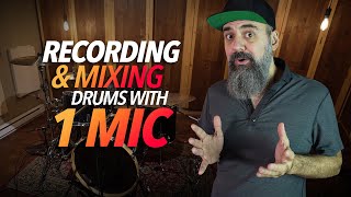 Mixing Drums Recorded with a Single Microphone