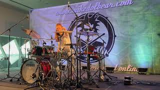 @ChristinNeddens  At The UK Drum Show 2023 Liverpool