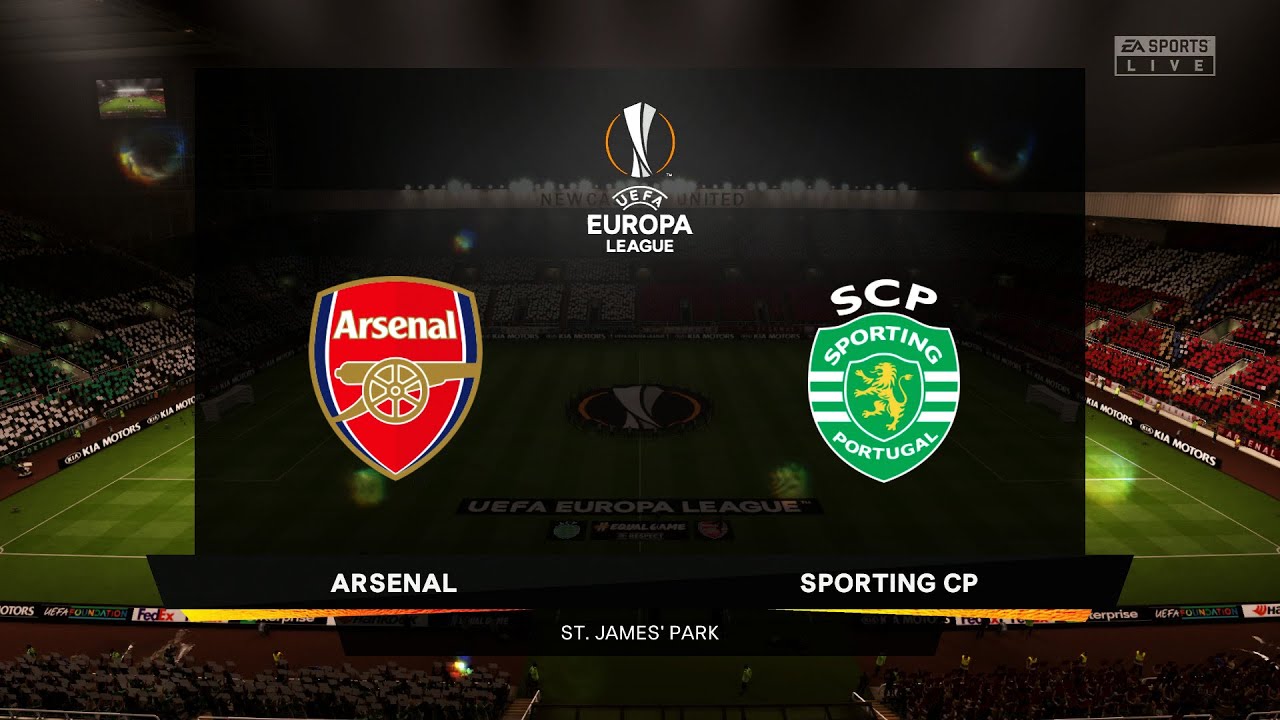 ARSENAL VS SPORTING DE LISBOA EUROPA LEAGUE - YouTube