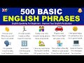 LEARN ENGLISH: 500 Basic English Phrases for Beginners
