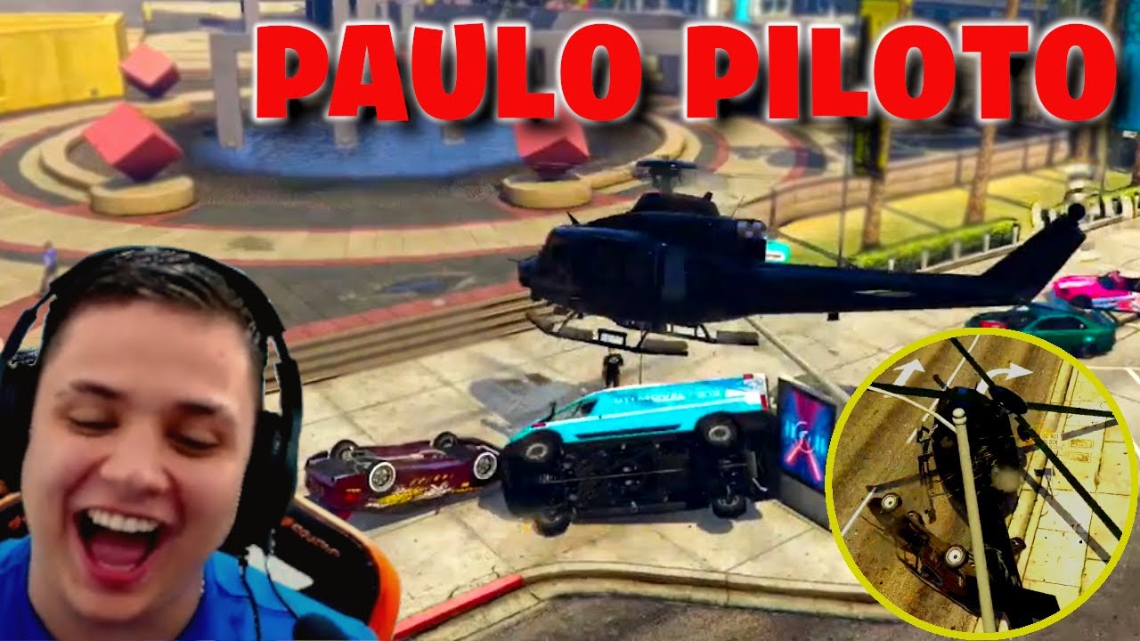 Paulinho O Loko Guinchando Carros Com Helicoptero Gta Rp Youtube
