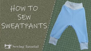 How To Sew Pants for Kids | Tutorial | DIY