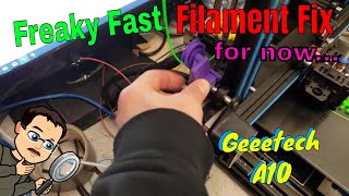Freaky Fast Fix Geeetech A10 Filament Run Out Sensor (temporary)