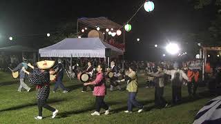 岩手県久慈市巽山神社の盆踊り　2014年8月