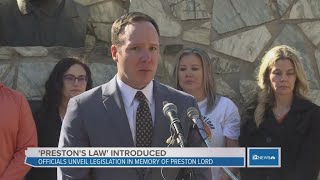 Arizona officials introduce 'Preston's Law' after teen's death