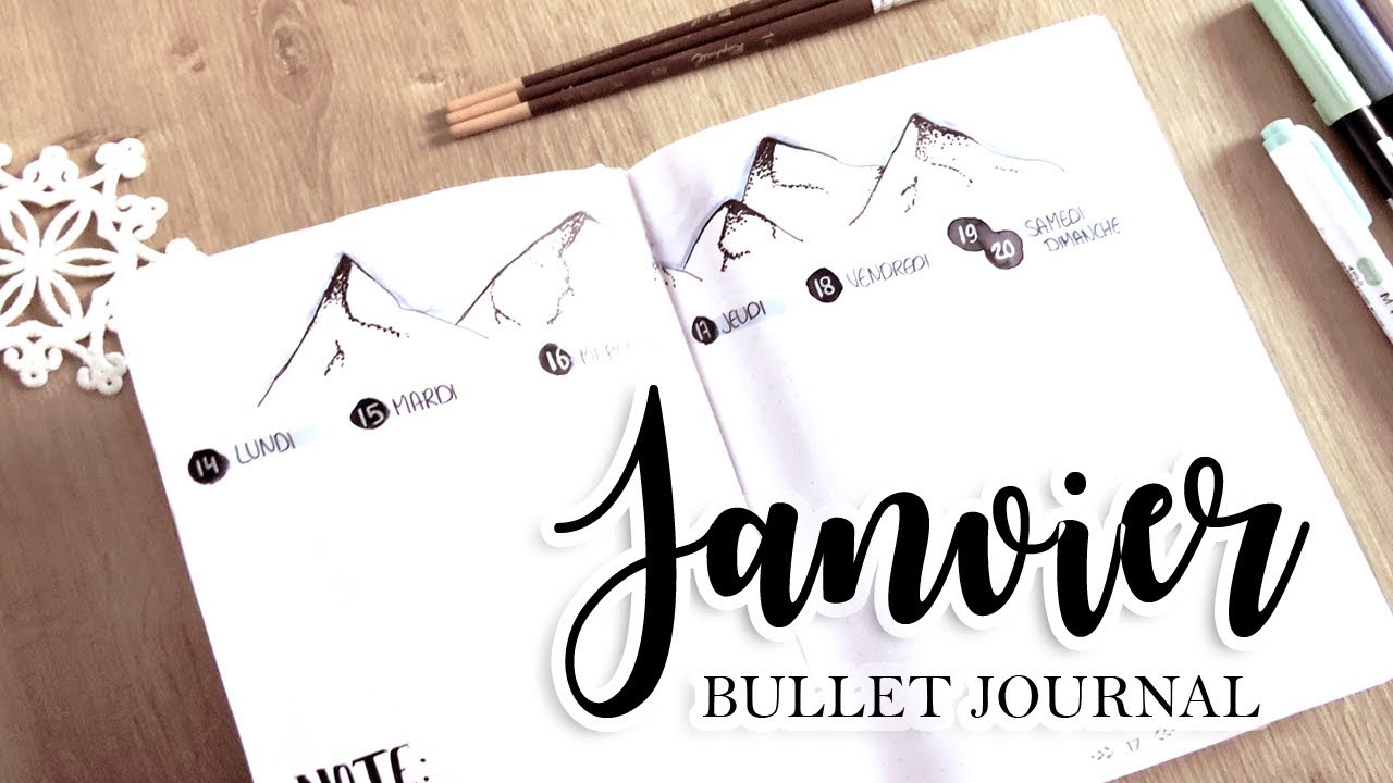 BULLET JOURNAL | Commencer Un Bullet Journal + Janvier 2019 - YouTube