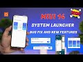 MIUI 14 System Launcher Update with Bug fix and new Changes, Widgets Name, Lite Mode | MIUI 13.1