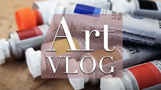 ART VLOG 👩‍🎨 peinture à l'huile, achats, conseils