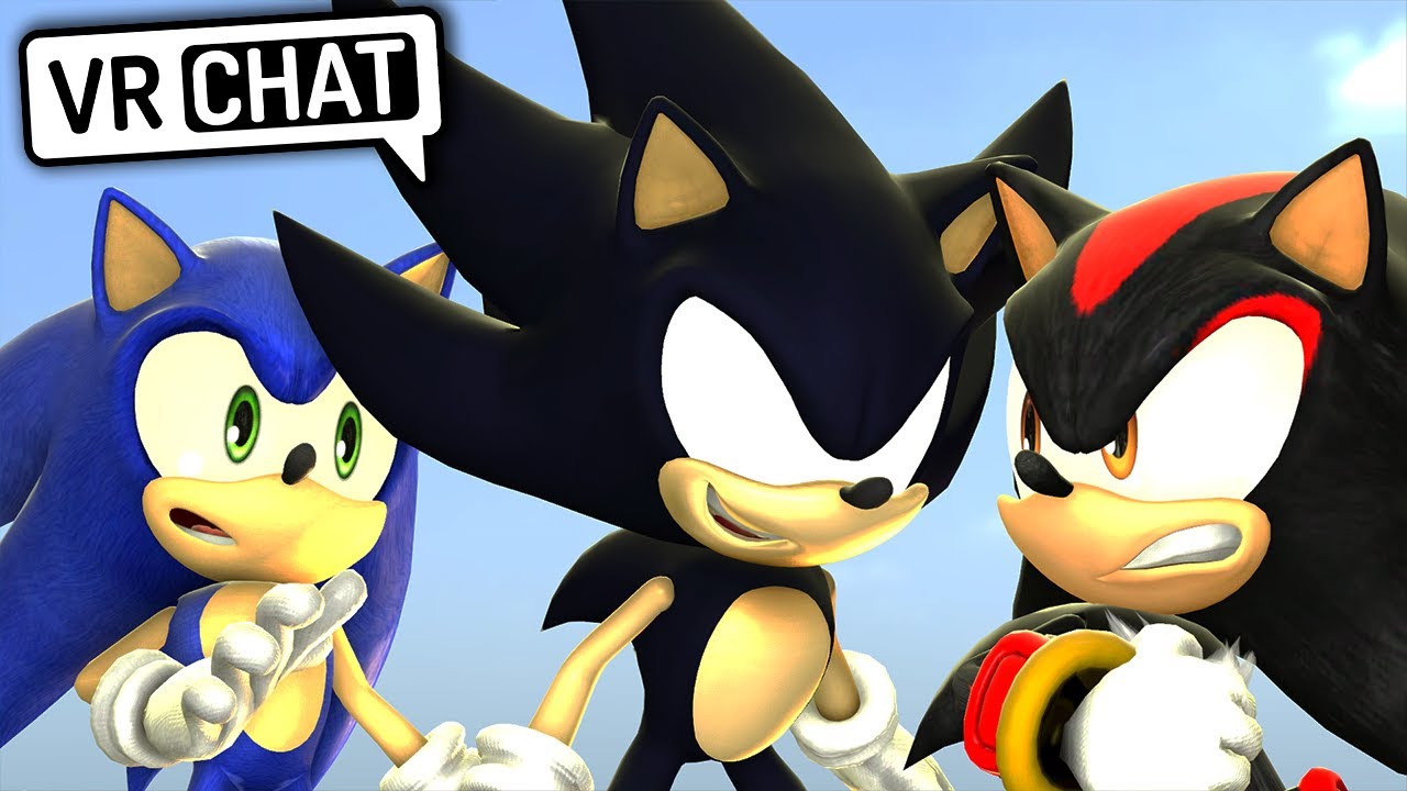 Dark Sonic The Hedgehog And Shadow