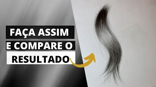 Como desenhar cabelo | Tutorial passo a passo