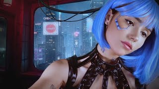 ASMR Android Aesthetics Hairstyling and Massage Salon 🤖 ✂️ (futuristic, cyberpunk, sci-fi)