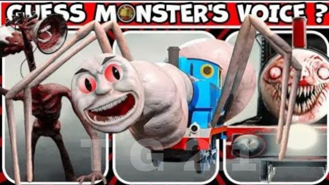 Guess The Monster S Voice Choo Choo Charles Siren Head Monster Train